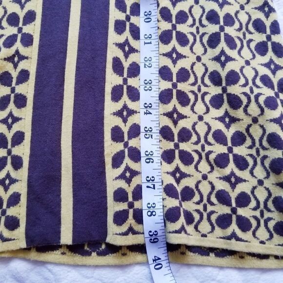 Milly of New York sweater dress geometric 70s mod - Picture 3 of 9